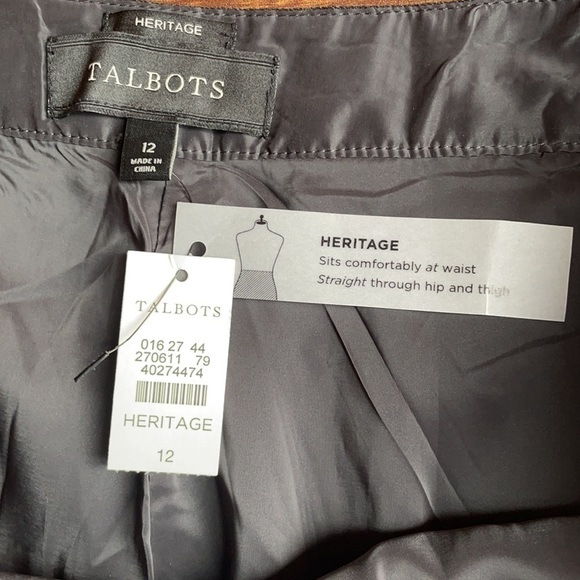 TALBOTS Heritage Wool Blend Pants size 12 - Picture 3 of 9